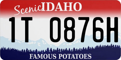 ID license plate 1T0876H