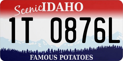 ID license plate 1T0876L