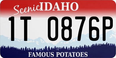 ID license plate 1T0876P