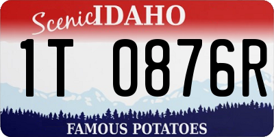 ID license plate 1T0876R