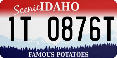 ID license plate 1T0876T