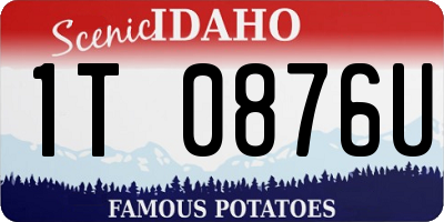 ID license plate 1T0876U