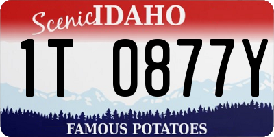 ID license plate 1T0877Y