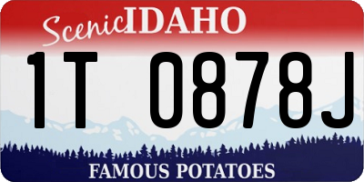 ID license plate 1T0878J