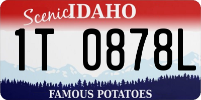 ID license plate 1T0878L