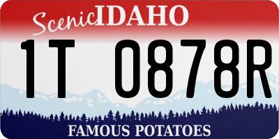 ID license plate 1T0878R
