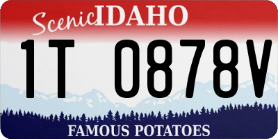 ID license plate 1T0878V