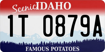 ID license plate 1T0879A