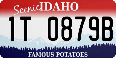 ID license plate 1T0879B