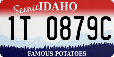 ID license plate 1T0879C