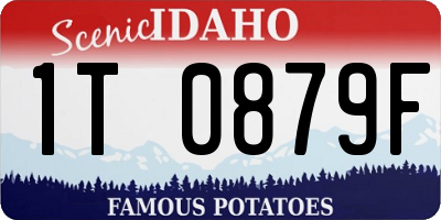 ID license plate 1T0879F