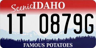 ID license plate 1T0879G
