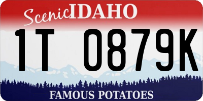 ID license plate 1T0879K