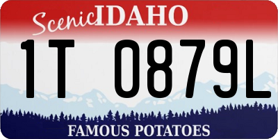 ID license plate 1T0879L