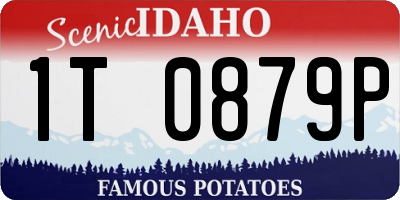 ID license plate 1T0879P