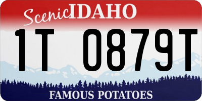 ID license plate 1T0879T