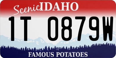 ID license plate 1T0879W