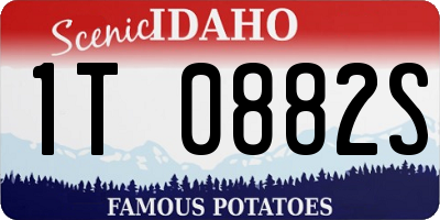 ID license plate 1T0882S