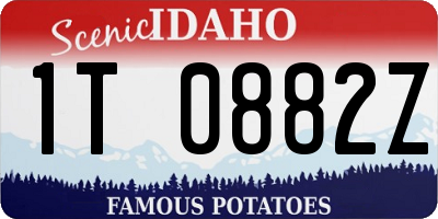ID license plate 1T0882Z