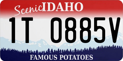ID license plate 1T0885V