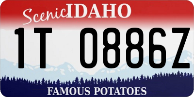 ID license plate 1T0886Z