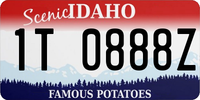 ID license plate 1T0888Z