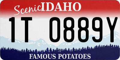 ID license plate 1T0889Y