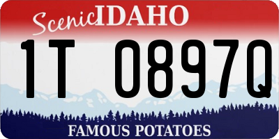 ID license plate 1T0897Q