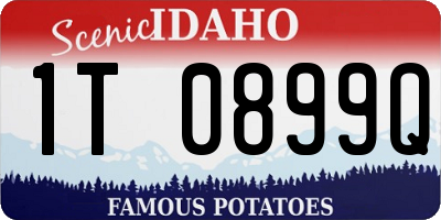ID license plate 1T0899Q