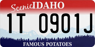 ID license plate 1T0901J