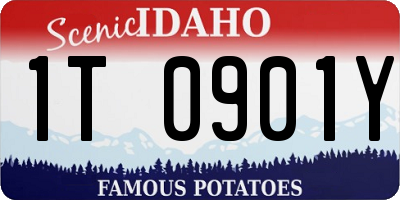 ID license plate 1T0901Y