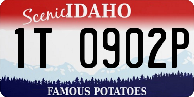 ID license plate 1T0902P
