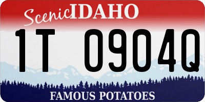 ID license plate 1T0904Q