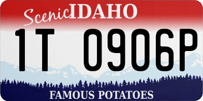 ID license plate 1T0906P