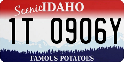 ID license plate 1T0906Y