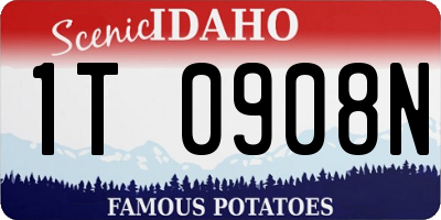 ID license plate 1T0908N