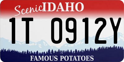 ID license plate 1T0912Y