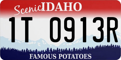 ID license plate 1T0913R