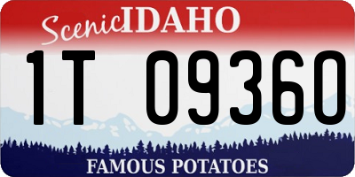 ID license plate 1T0936O