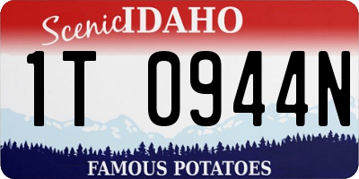 ID license plate 1T0944N