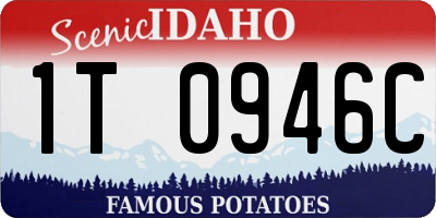 ID license plate 1T0946C