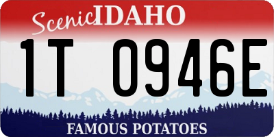 ID license plate 1T0946E