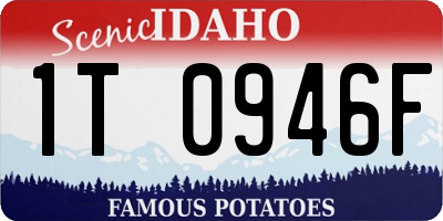 ID license plate 1T0946F