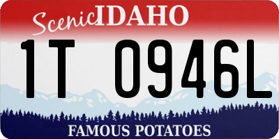 ID license plate 1T0946L