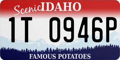 ID license plate 1T0946P