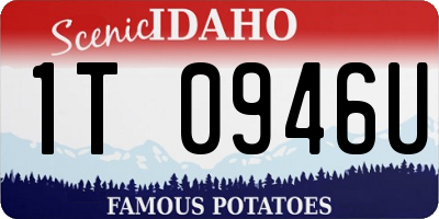 ID license plate 1T0946U