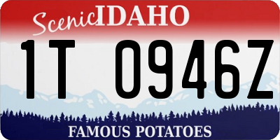 ID license plate 1T0946Z