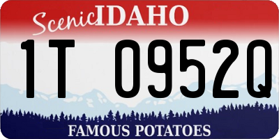 ID license plate 1T0952Q