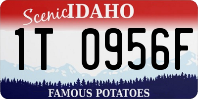 ID license plate 1T0956F