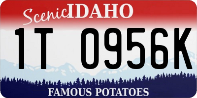 ID license plate 1T0956K